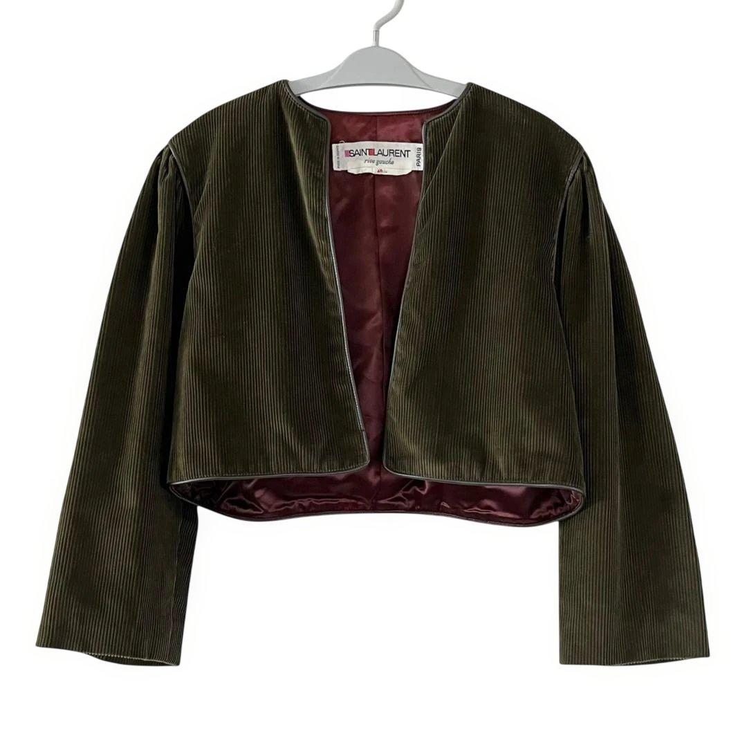 60s 70s SAINT LAURENT rive gauche ボレロ 短丈