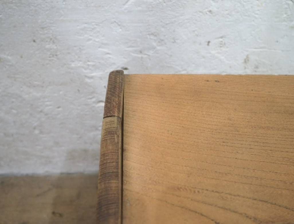 1043 アンティーク　けやきの文机　欅　ローテーブル　展示台　古家具　レトロ