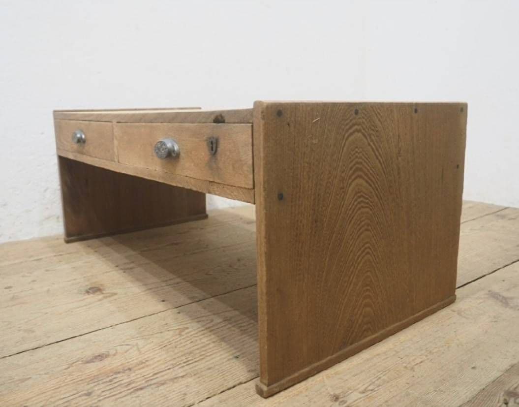 1043 アンティーク　けやきの文机　欅　ローテーブル　展示台　古家具　レトロ