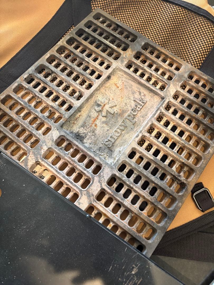 スノーピーク　焚き火台　Ｌスターターセットプラス　ベースプレートスタンドL/M