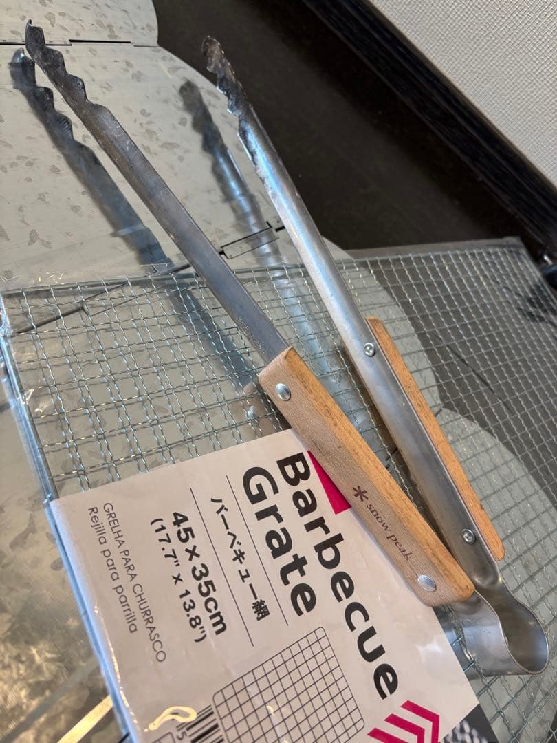 スノーピーク　焚き火台　Ｌスターターセットプラス　ベースプレートスタンドL/M