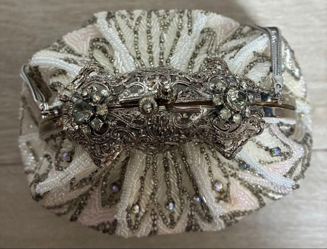 総ビーズバッグ ヴィンテージ がま口 昭和 レトロ