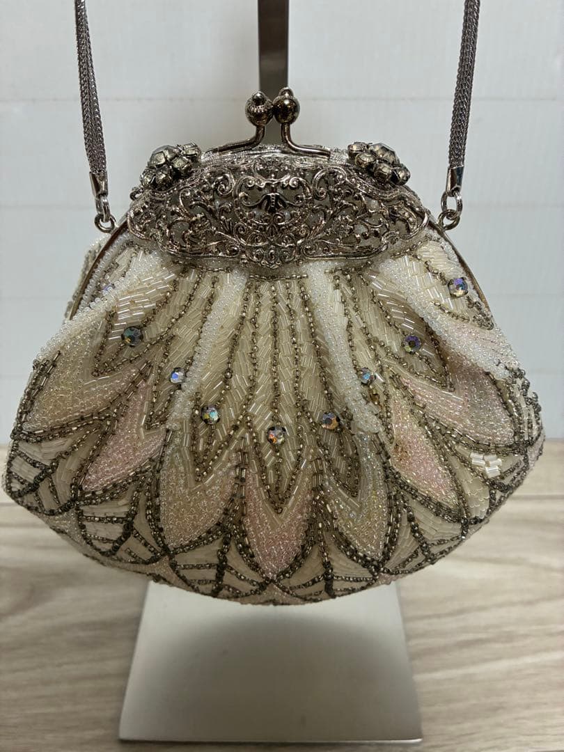 総ビーズバッグ ヴィンテージ がま口 昭和 レトロ