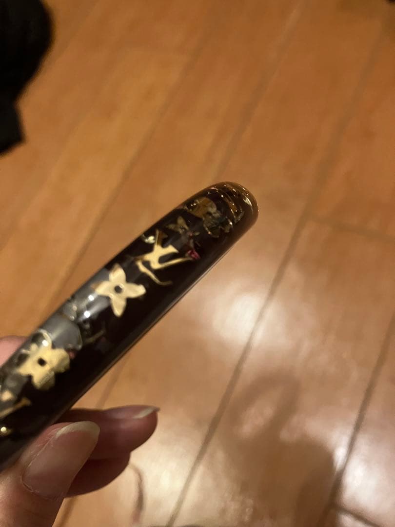 ルイヴィトン　アンクルージョン　ブラスレ　　 ブラウン　バングル　色ハゲ