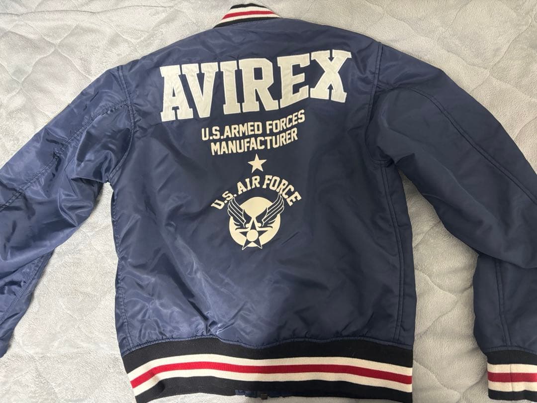 AVIREX アヴィレックス 中綿ジャケット MA-1ネイビー 美品