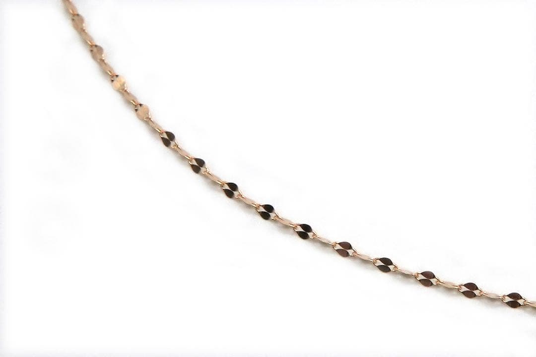 早いもの勝ち❣️新品 日本製 18金 きらきら ネックレス 60cm アジャスター