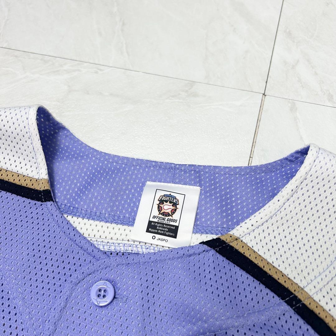 極美品 大谷翔平 北海道シリーズ 2015 ラベンダーユニフォーム 刺繍
