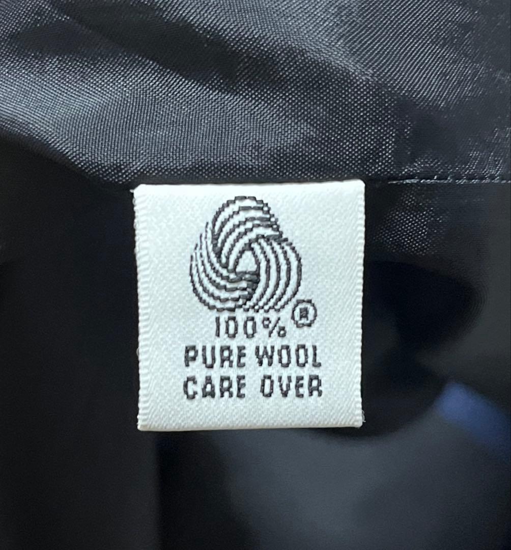 LINDA RICHARDS ピュアウール100%スーパーロングコート ブラック