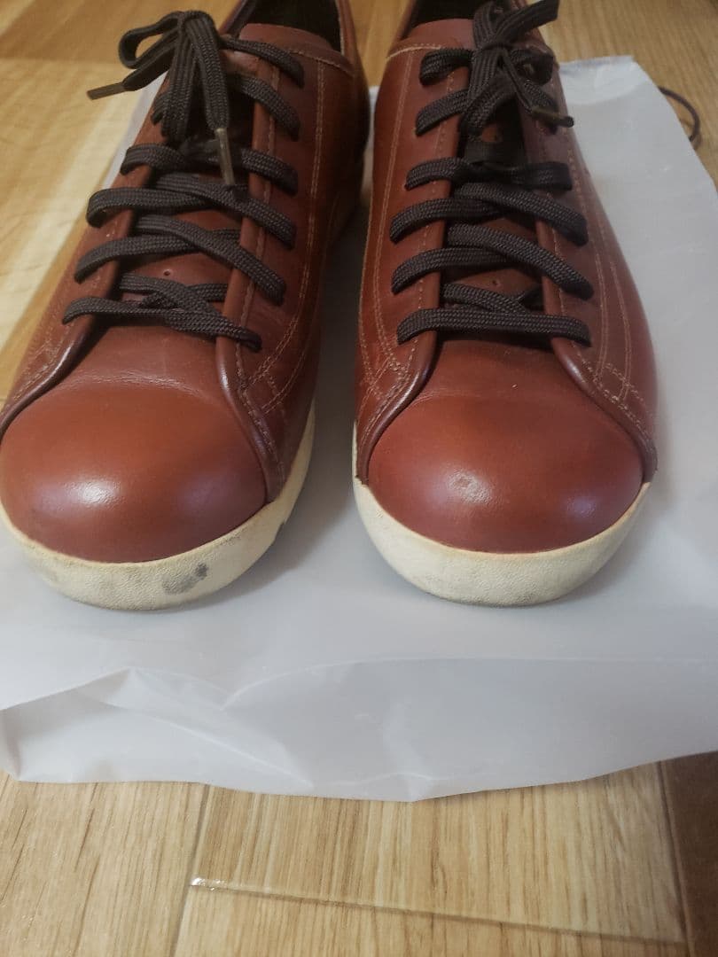 サイズ41 QUOC PHAM サイクリングシューズ タン 収納袋付き