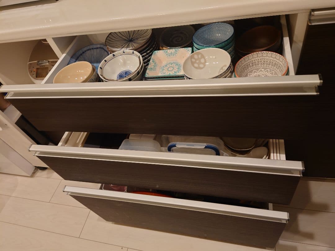 日本製　松田家具1600　 ダークブラウン 食器棚