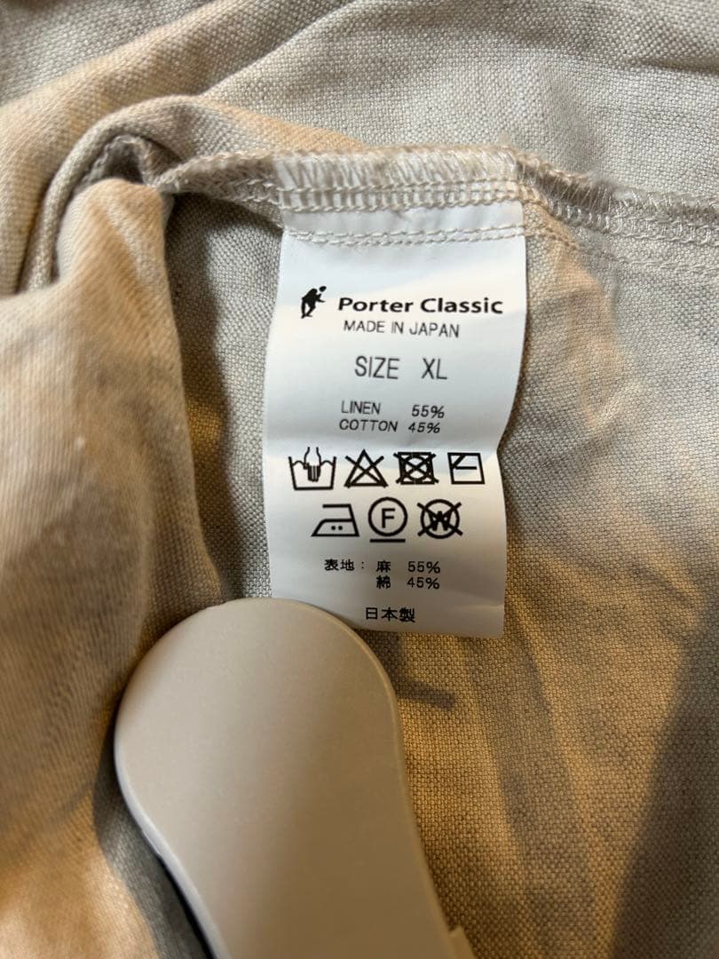 Porter Classic BELLE EPOQUEリネンカーゴショーツ XL