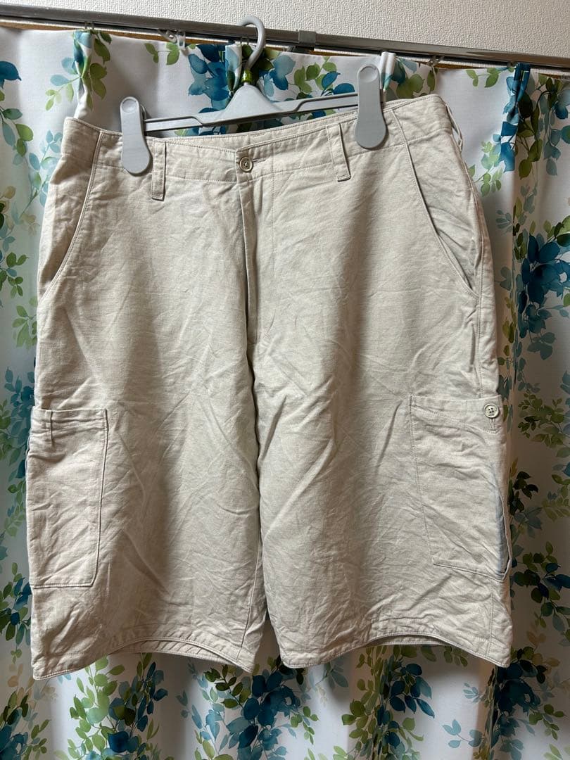 Porter Classic BELLE EPOQUEリネンカーゴショーツ XL