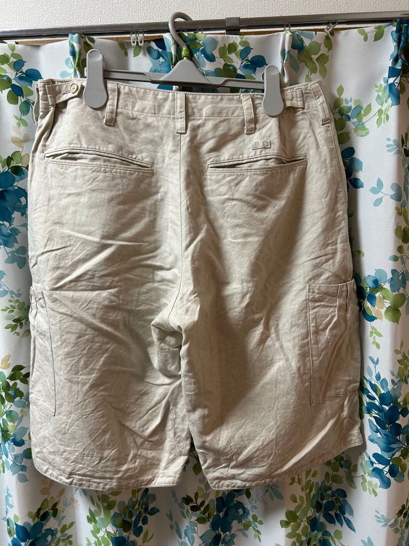 Porter Classic BELLE EPOQUEリネンカーゴショーツ XL