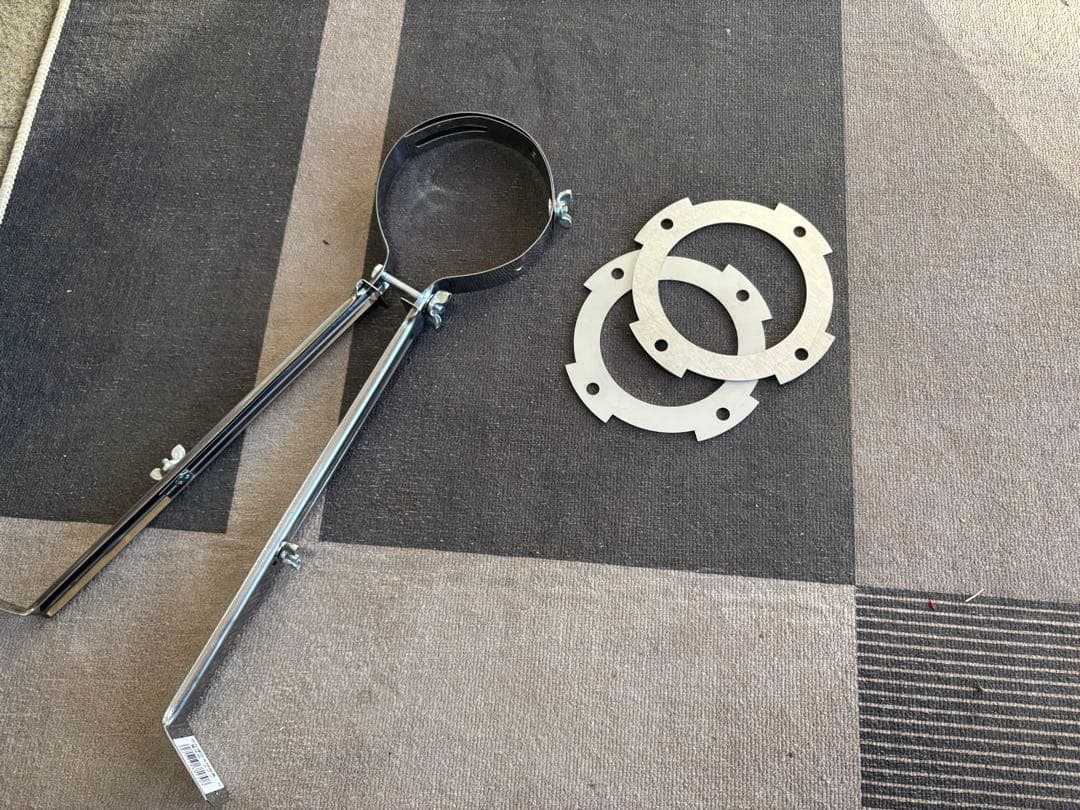 新保製作所　ミニ薪ストーブ”ＲＯＳＥ　脚長さん　煙突左出し