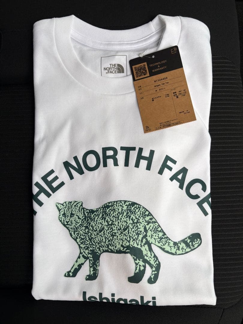 【新品未着用】ノースフェイス　石垣島限定　イリオモテヤマネコ　Tシャツ　Mサイズ