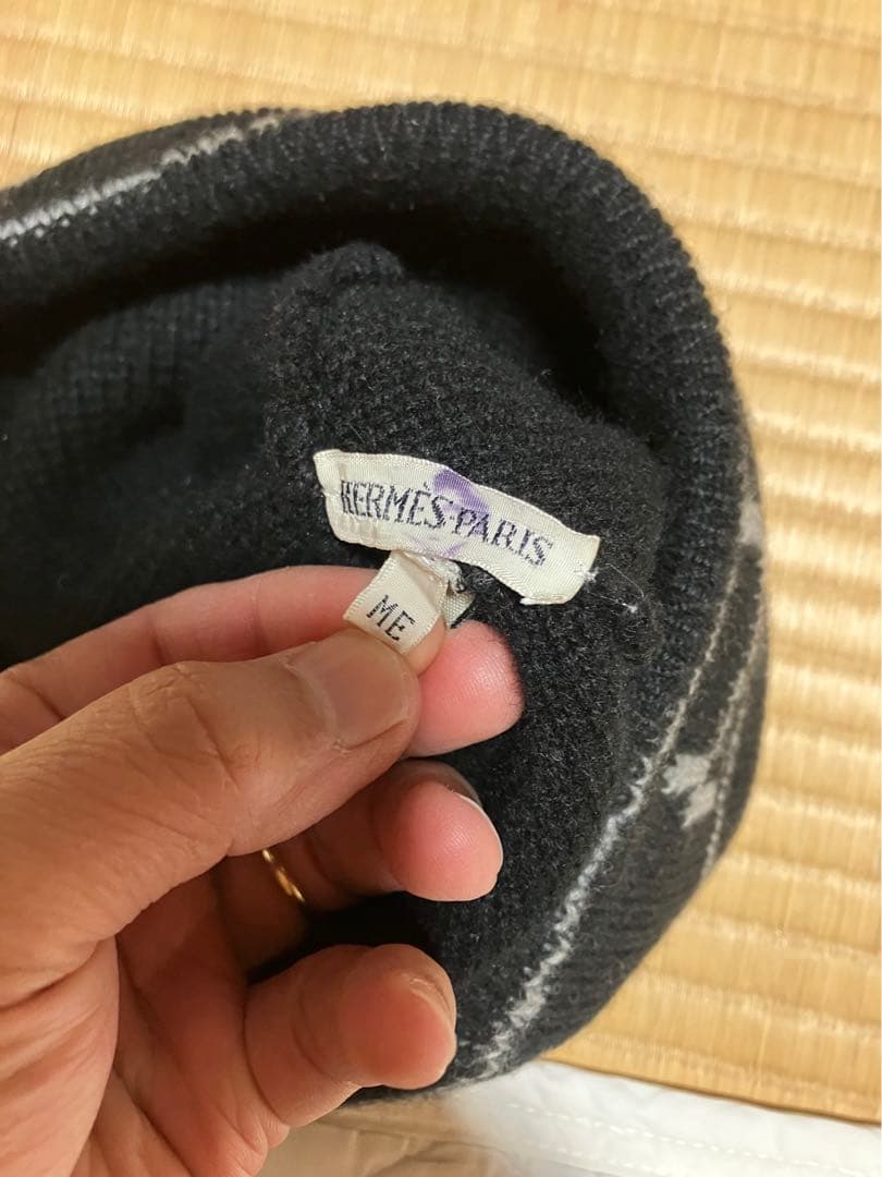 m*l様 エルメス　カシミア　ニットキャップ　マルジェラ期