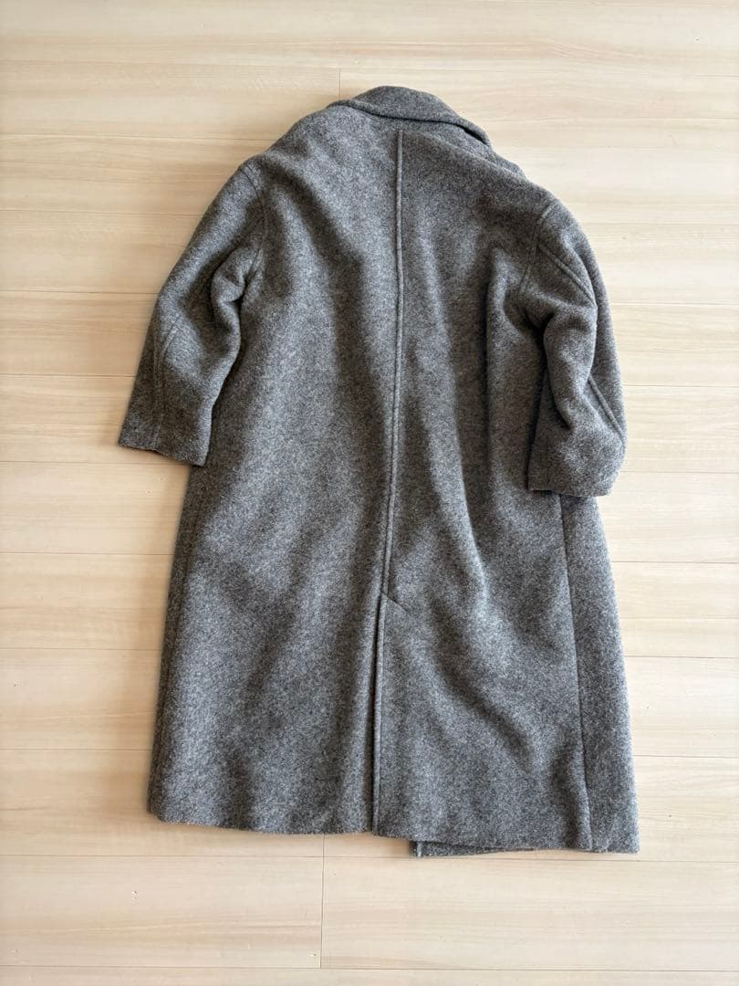 ★15日まで値下げ　Ungrid スライバーチェスターロングコート　M グレー
