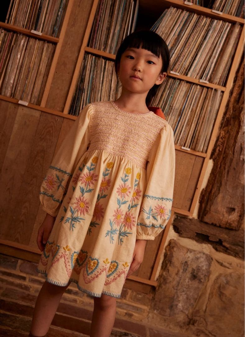 カ*ツ様 apolina 5-7y Penny Smock Dress - Ca