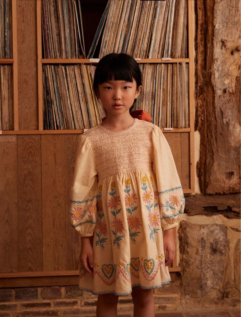 カ*ツ様 apolina 5-7y Penny Smock Dress - Ca