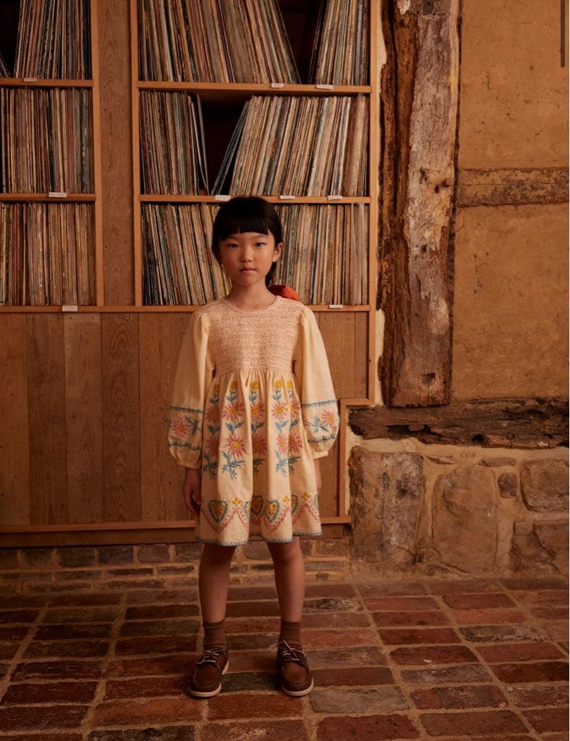 カ*ツ様 apolina 5-7y Penny Smock Dress - Ca
