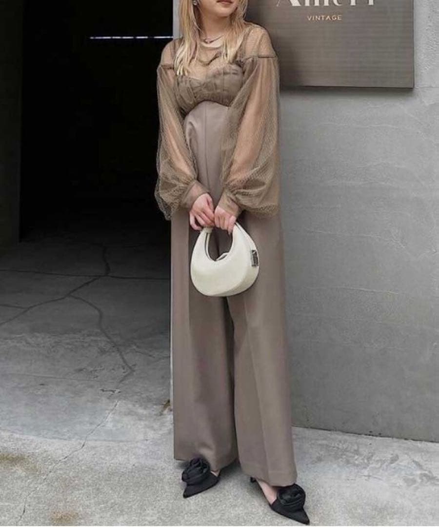 こぐまちゃんAmeri アメリ　NET TULLE TOP LAYERED