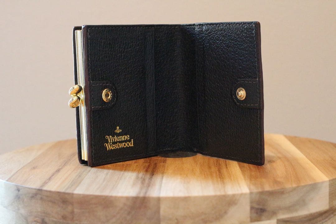 Vivienne Westwood EXECUTIVE がま口二つ折り財布黒