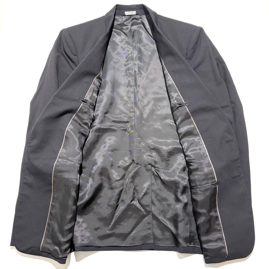 【極美品】DOLCE&GABBANA スーツ セットアップ ブラック 46
