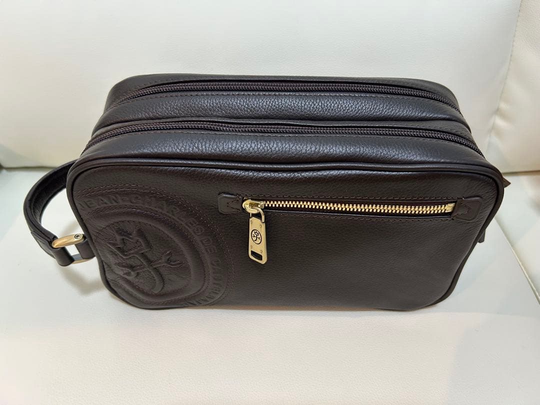 カステルバジャック セカンドバッグ（ブラウン）