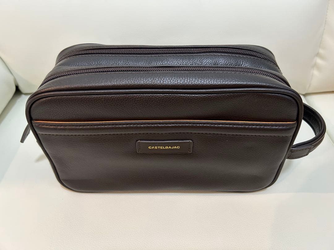 カステルバジャック セカンドバッグ（ブラウン）