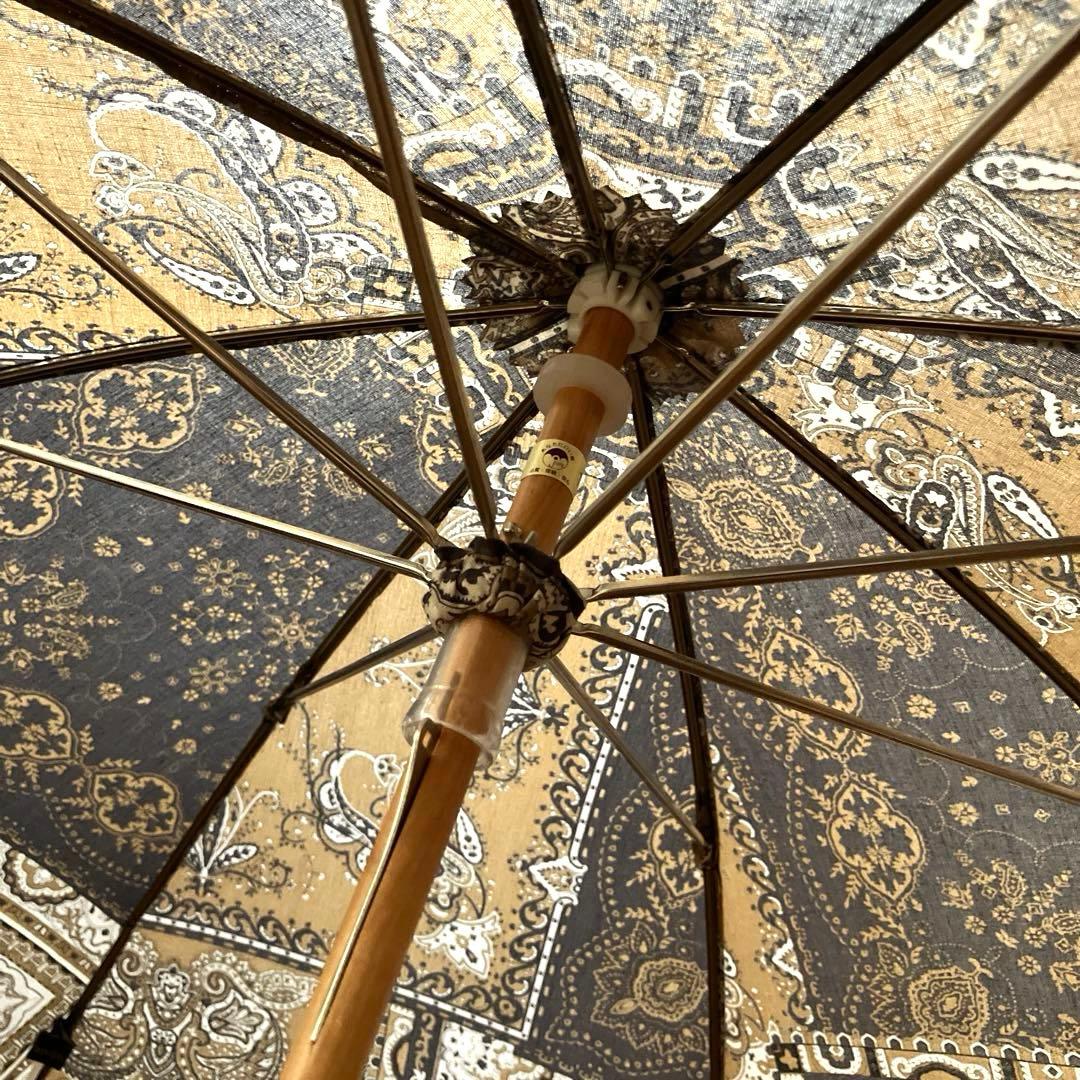 新品★manipuriマニプリ★ペイズリー長傘 晴雨兼用