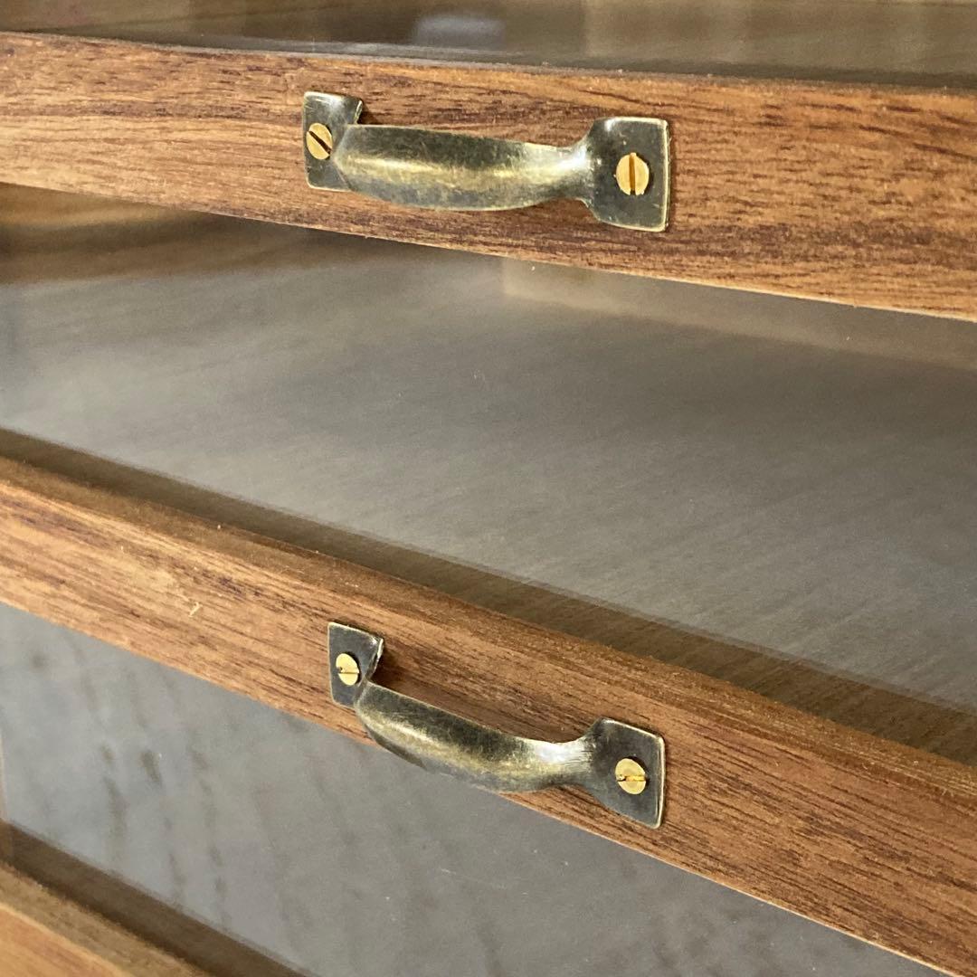 古い木製3杯 小引き出し 小物入れ 糸ケース 古家具 ディスプレイケース