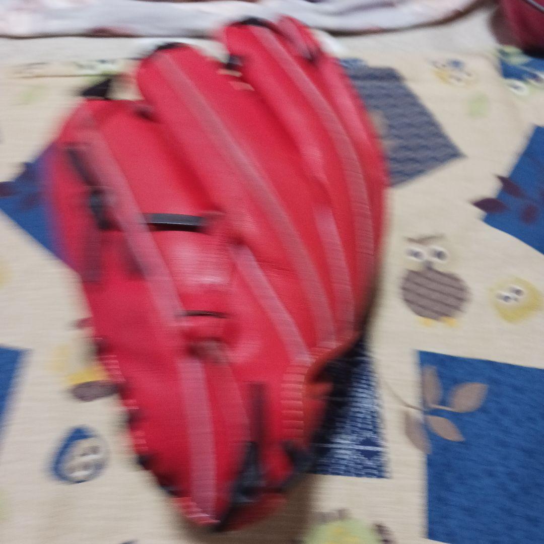 ATOMS TERADA L.F. 硬式グローブ レッド