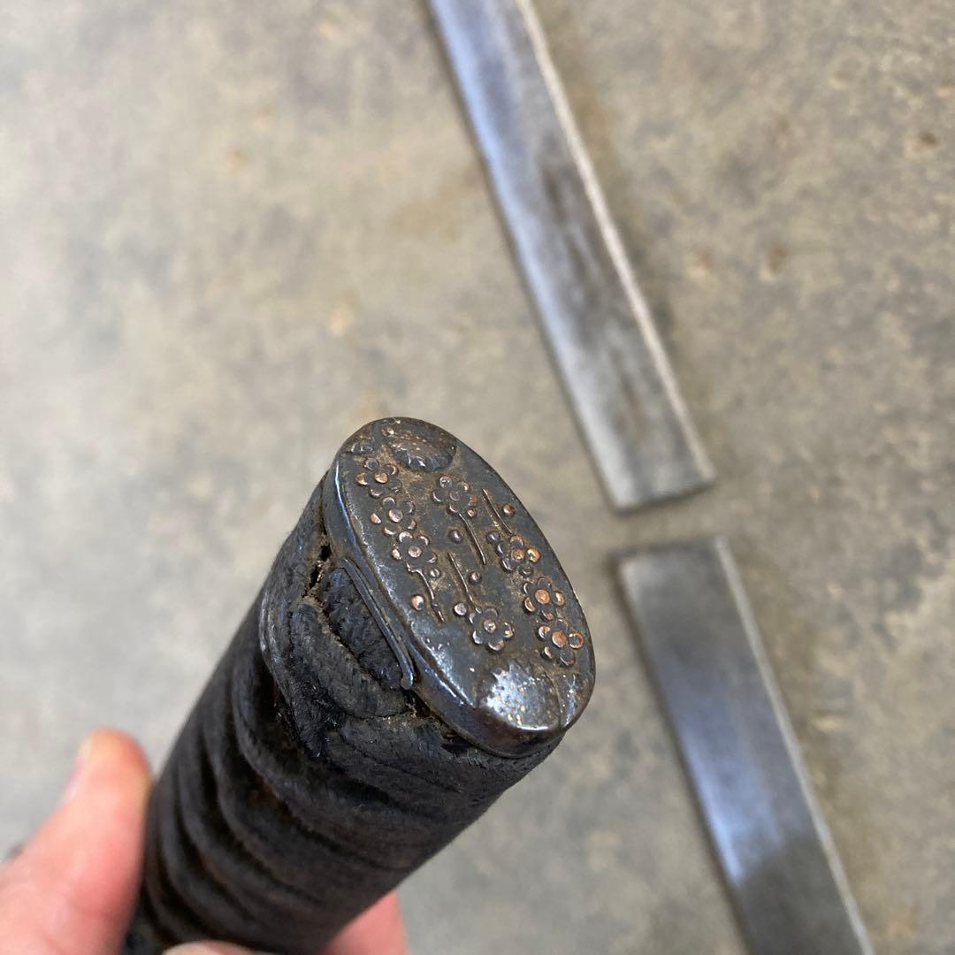 津*奈様 ジャンク 江戸時代 残欠 古い日本刀 合法サイズにカットされています。