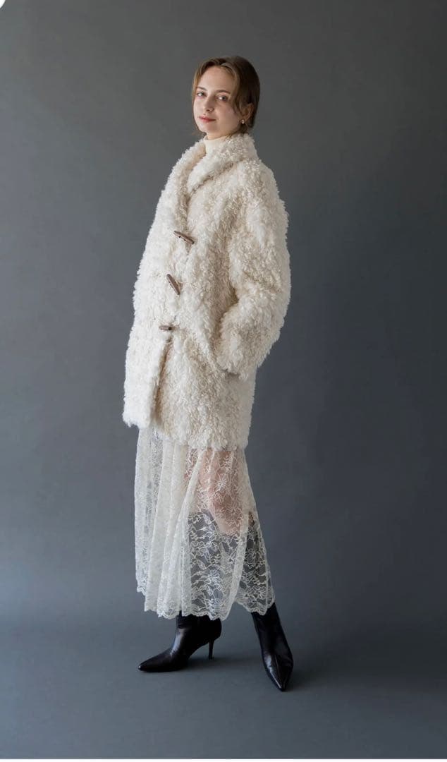 ジャケット・アウター Acka teddy loop coat size1