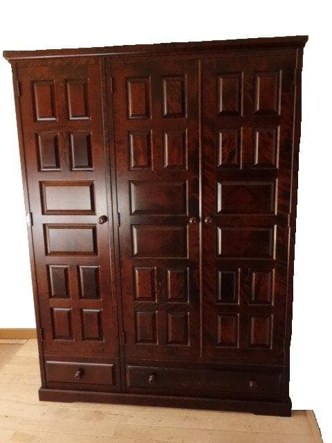 北海道民芸家具　洋服タンス　ワードロープ　再塗装済　USED