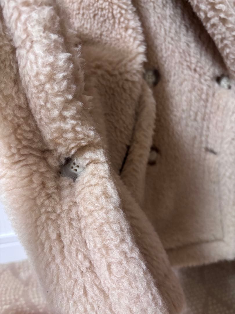 MaxMara マックスマーラ ADESSO テディベア　ケープ ハンガー付