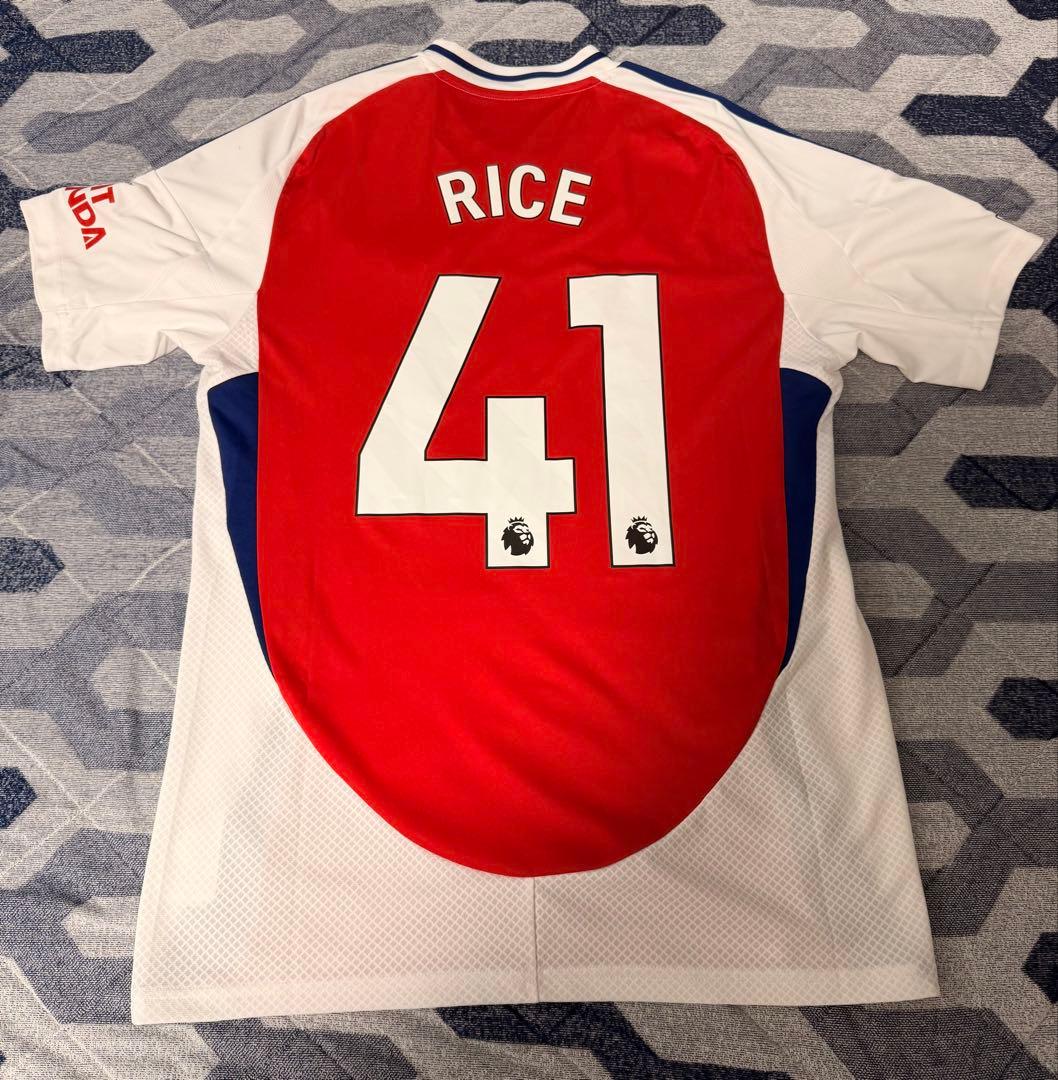 #41 デクラン・ライス　アーセナル 24/25 ホームユニフォーム