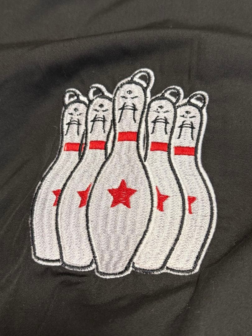 キン肉マン ウォーズマン ボウリングシャツ XXL ブラック KMAW-052