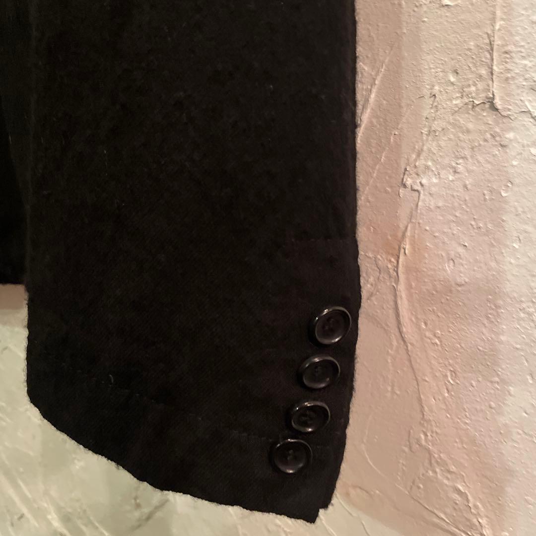 コムデギャルソン　ウール100% ジャケット　黒