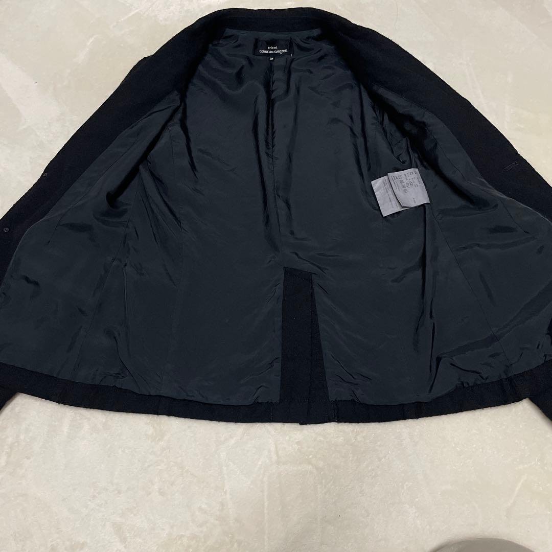 コムデギャルソン　ウール100% ジャケット　黒