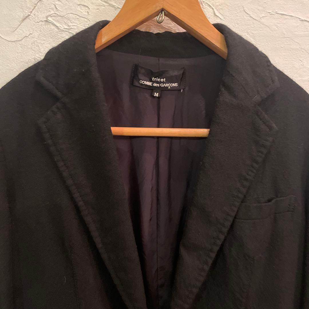 コムデギャルソン　ウール100% ジャケット　黒