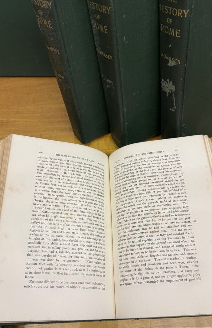 ローマ史　The History of Rome 全5巻 Mommsen著