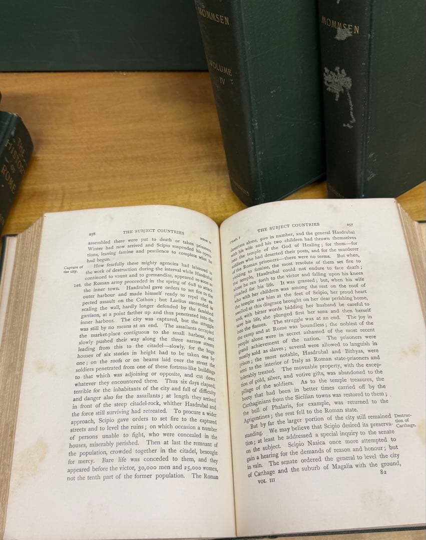 ローマ史　The History of Rome 全5巻 Mommsen著