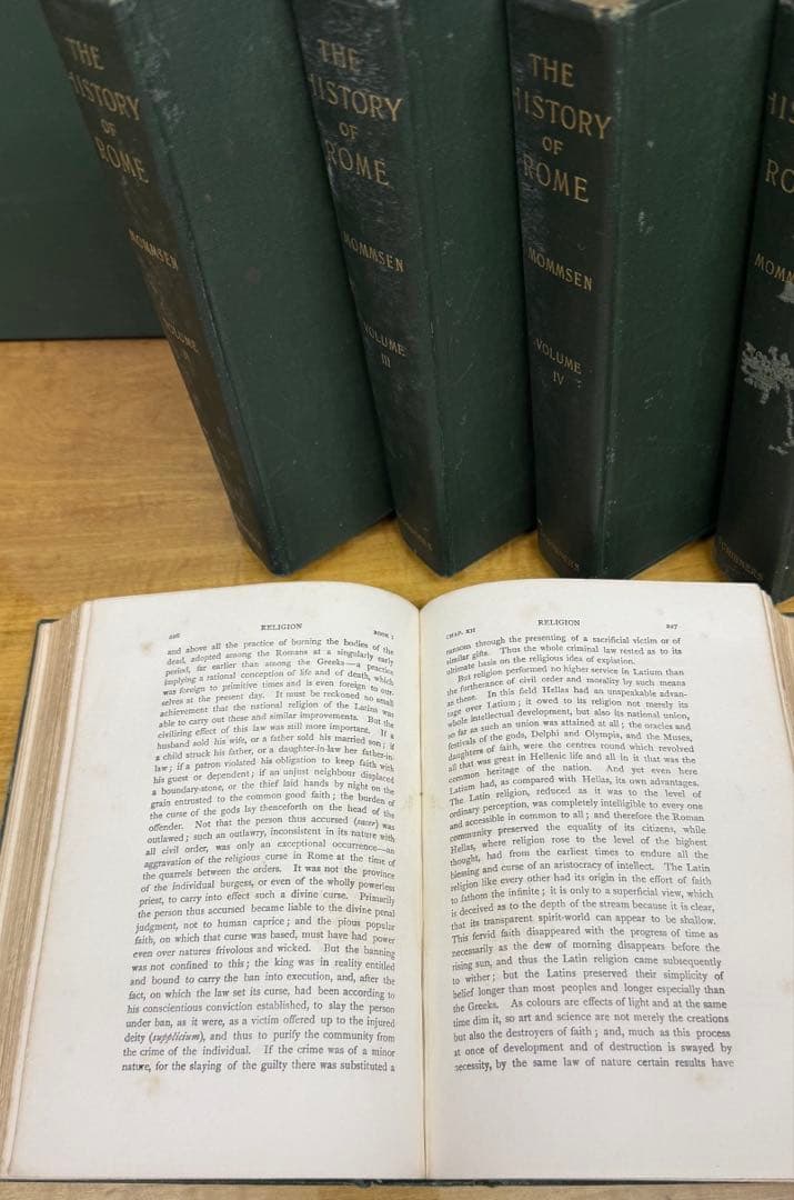 ローマ史　The History of Rome 全5巻 Mommsen著