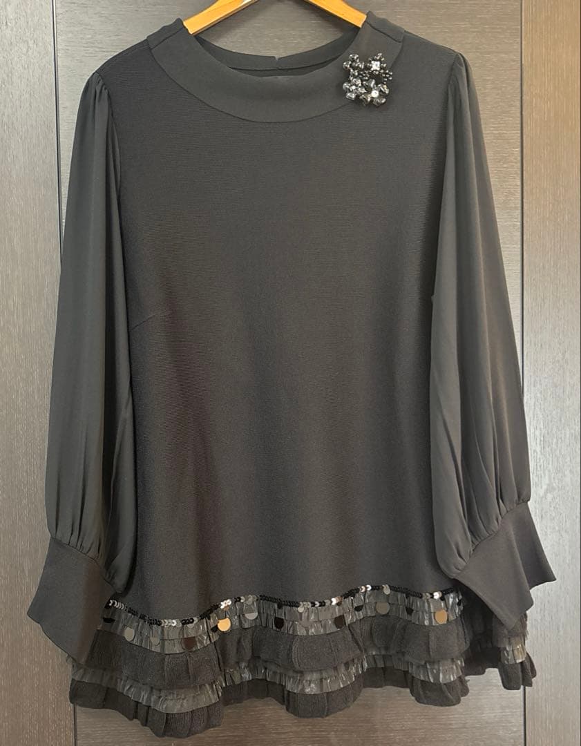 アロハ！　トゥービーシック　大きいサイズ　エレガンスヘムニットチュニック