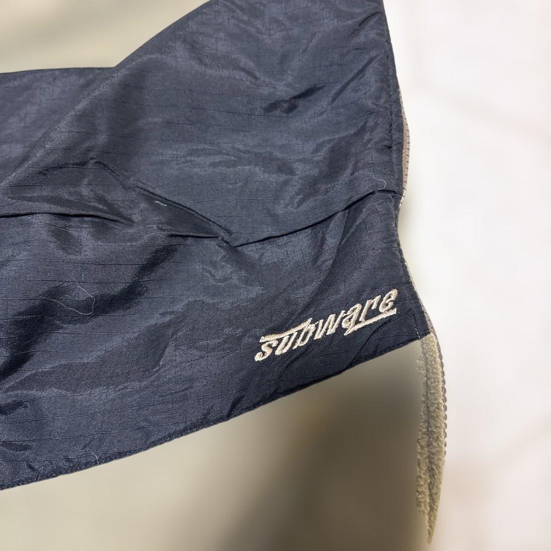 SUBWARE フリースパンツ オリーブ/ブラック