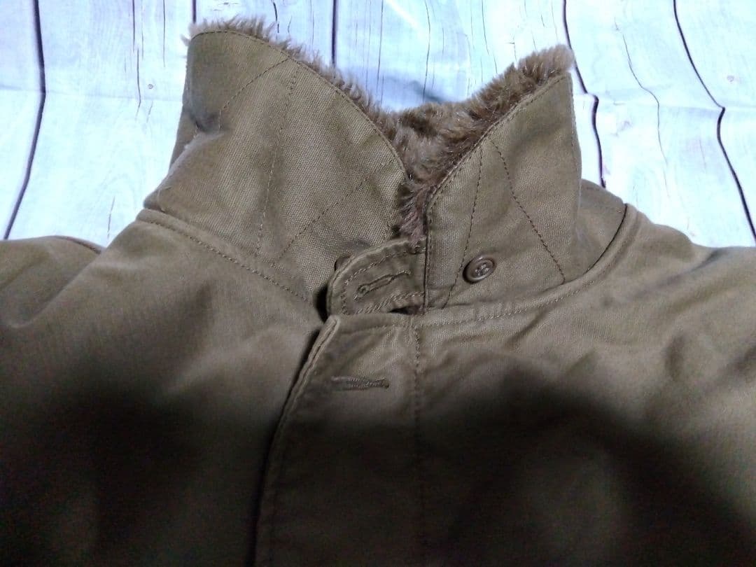 アルファインダストリーズ　n-1 デッキジャケット　ミリタリーカーキ　4L