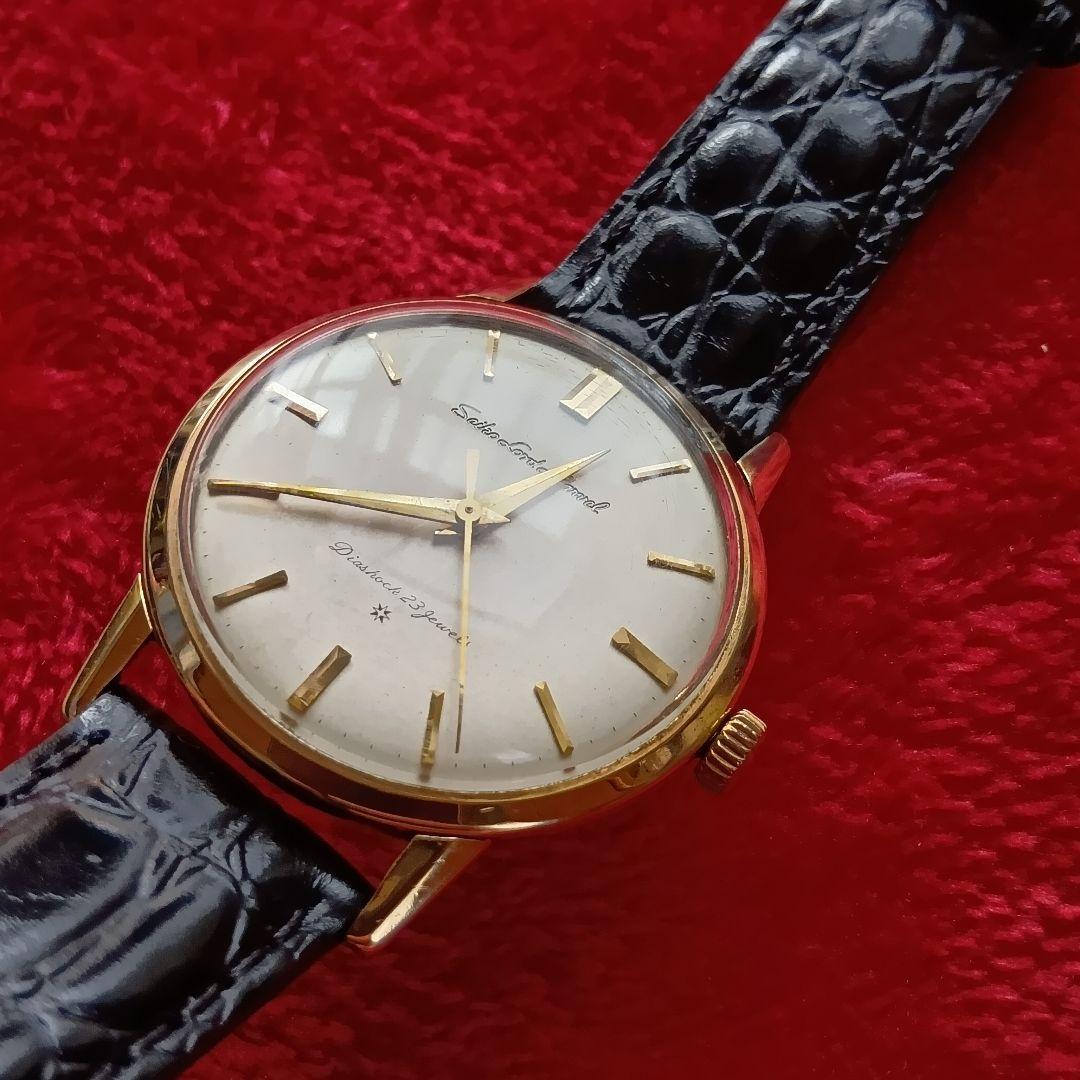 オールドセイコー　彫り文字盤　精度良好！美品！SD！