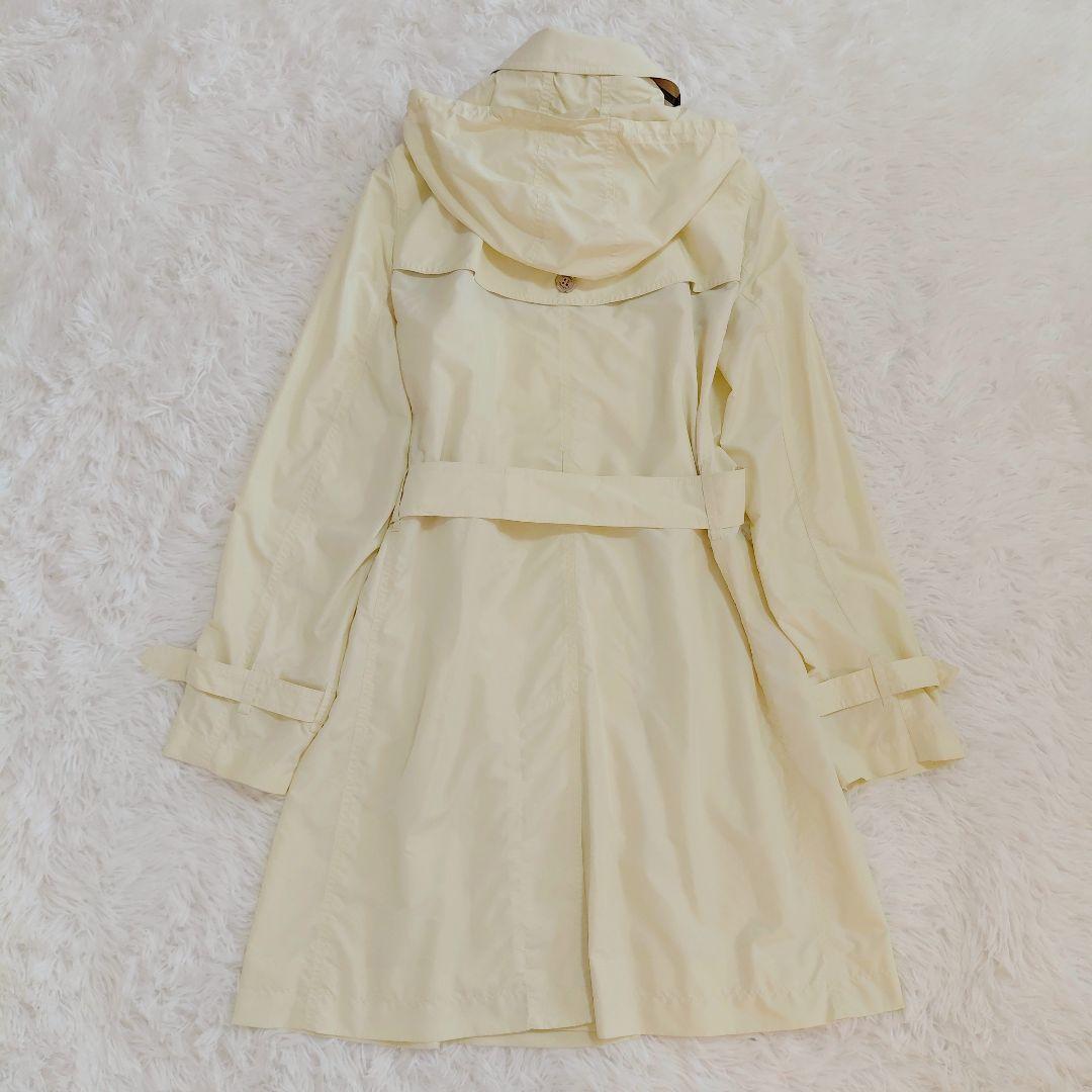 バーバリーロンドン　撥水スプリングコート トレンチコート　ノバチェック　40