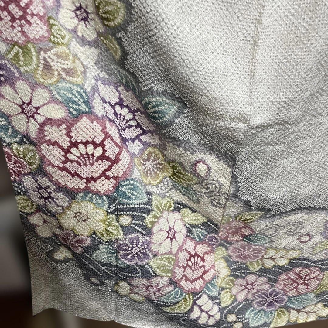 ひまわり　総絞り訪問着